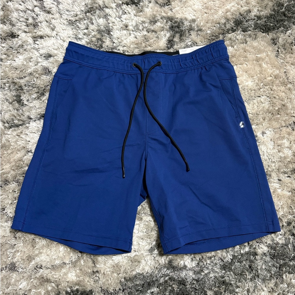 American Eagle Outfitters Royal Blue Men's Fleece Jogger Shorts